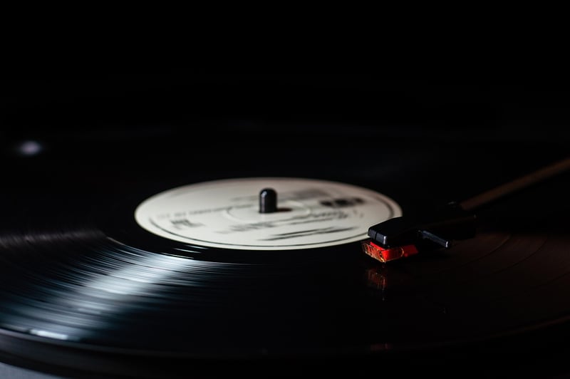 Retro Vinyl Record Wall Clock